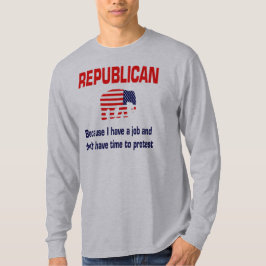 Rolig republikansk dräkt t-shirt