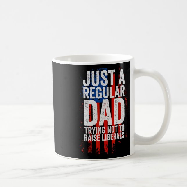 Rolig republikansk fadersdagspresent - till pappa  kaffemugg (Höger)