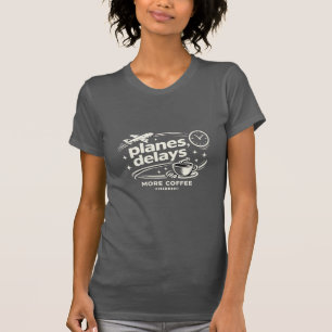 Rolig Resa Kaffe Älskare Hatt T Shirt