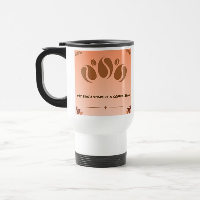 Rolig resemugg för kaffebryggare (Vänster)