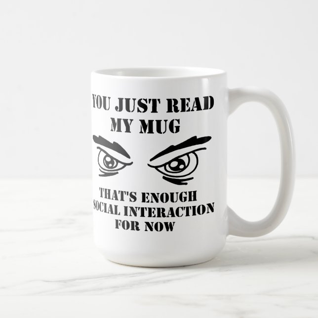 Rolig resemugg för social interaktion kaffemugg (Höger)