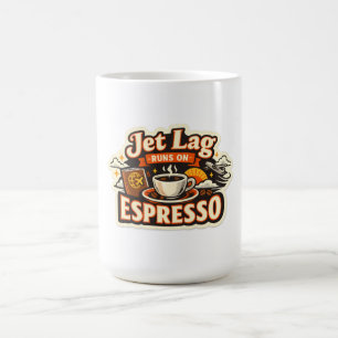 Rolig reshatt för kaffebönner kaffemugg