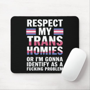 Rolig Respekt För Mina Transpersoner Hbtq Pride Må Musmatta