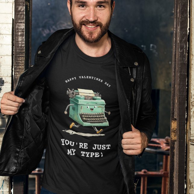 Rolig Retro Alla Hjärtans Dag T Shirt (Skapare uppladdad)