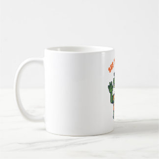 Rolig Retro Alligator Vi Ses Sen Kaffe Mugg