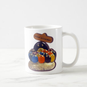 ROLIG RETRO ÄLSKLINGS- STEN för STENKONSERT70-ta Kaffemugg