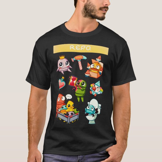 Rolig retro-återtagning t shirt (Framsida)