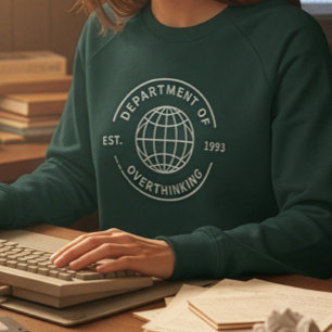 Rolig Retro Avdelning för Övertänkande Introvert T Shirt