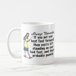 Rolig Retro bäst fot Demotivational Kaffemugg
