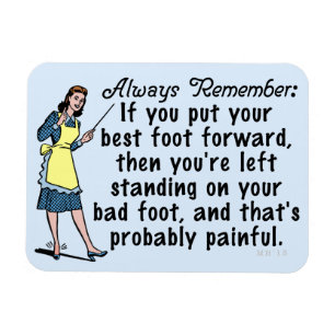 Rolig Retro bäst fot Demotivational Magnet