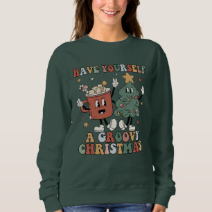 Rolig Retro Boho Ha En Groovy Jul T Shirt