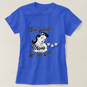 Rolig Retro Bunco skjorta - vilken Number är vi Tee