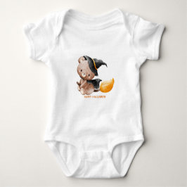Rolig Retro "Bus eller godsak" Halloween-splash T Shirt