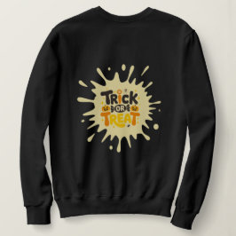 Rolig Retro "Bus eller godsak" Stänk Flicka Hallow T Shirt