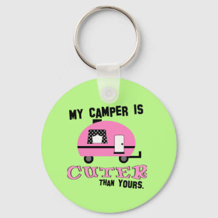 Rolig Retro campare Keychain Nyckelring