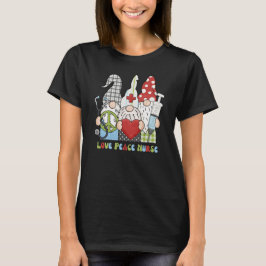 Rolig Retro Gnome Sjuksköterska Tröja