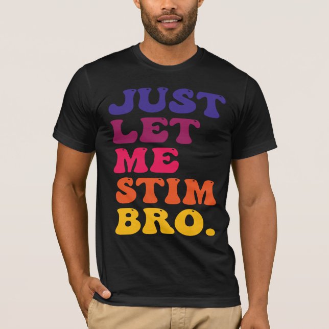 Rolig Retro Groovy Låt mig bara stimma broder T Shirt (Framsida)