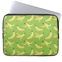 Rolig Retro Gul Banan Mönster Fest Redigerbar