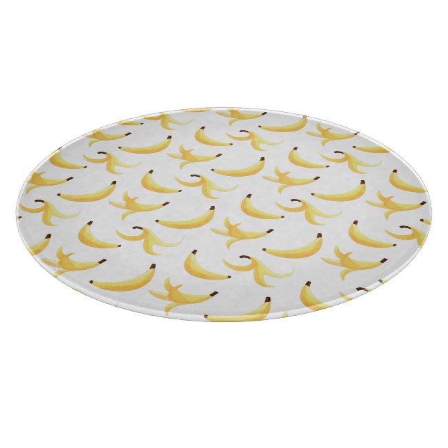 Rolig Retro Gul Banan Mönster Parti Redigerbar (Hörn)