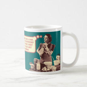 Rolig Retro Husmor Mugg