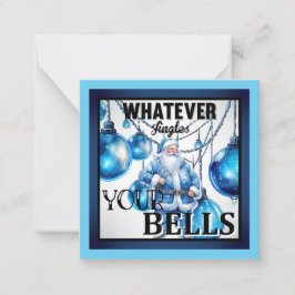 Rolig Retro Jul Anteckningskort