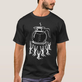 Rolig Retro Kaffe – Tillbed Kaffe T Shirt