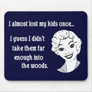 Rolig Retro mamma Mousepad Musmatta