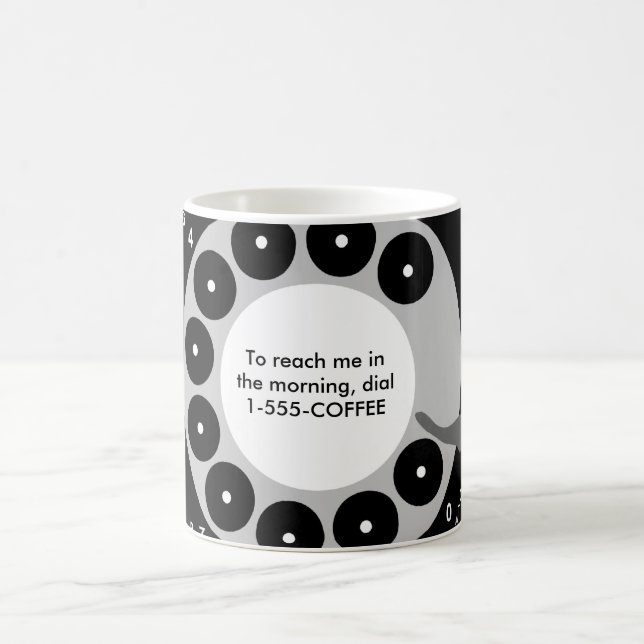 Rolig Retro mobil kaffemugg (Center)