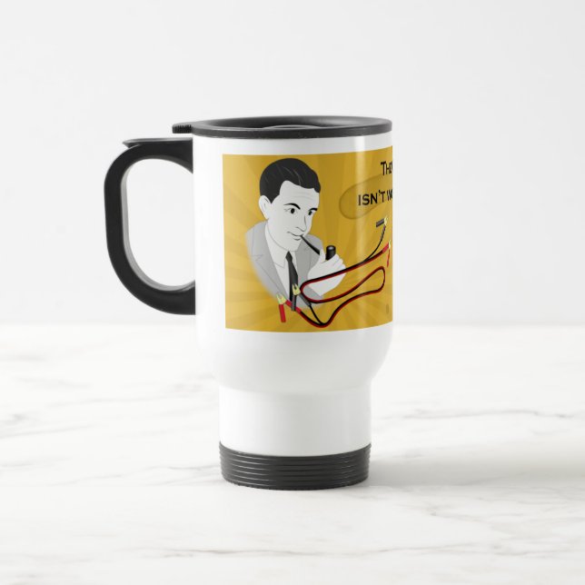 Rolig Retro pappakaffetravel mug Resemugg (Vänster)