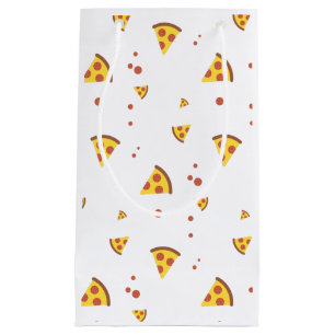 Rolig Retro Pepperoni Pizza Minimalistisk Mönster