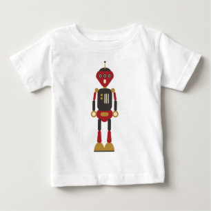 Rolig Retro robot 3-Eyed Tee