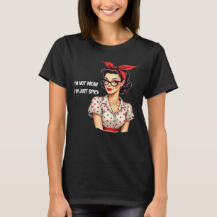 Rolig Retro Rockabilly Kryddig Kvinnlig T-Shirt
