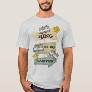 Rolig Retro RV-campare/släpT-tröja Tröja