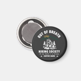 Rolig Retro-Sällskap För Andfådda Vandrare Magnet