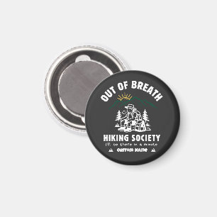 Rolig Retro-Sällskap För Andfådda Vandrare Magnet