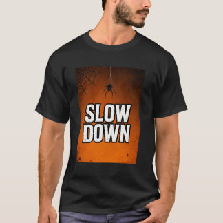 Rolig Retro Solnedgång T-Shirt - Sakta Ner