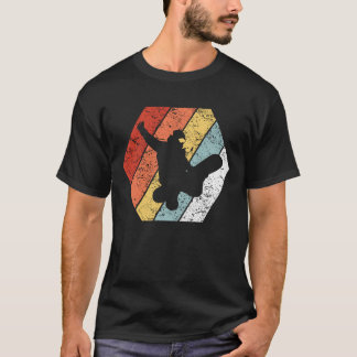 Rolig Retro stil för vintageSnowboarding80-tal T Shirt