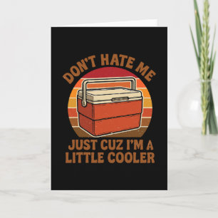 Rolig Retro Strand Sommar Camping Humor Konstig Kr Kort