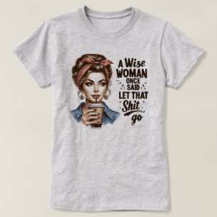 Rolig Retro Tjej T-Shirt – Fräck och Snällig Vinta