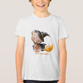 Rolig Retro "Trick or Treat" Splash Halloween T Shirt