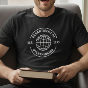 Rolig Retroavdelningen för överanalys Introvert T- T Shirt