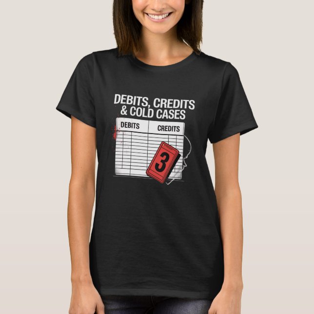 Rolig revisor CPA Sanningsbrott T Shirt (Framsida)