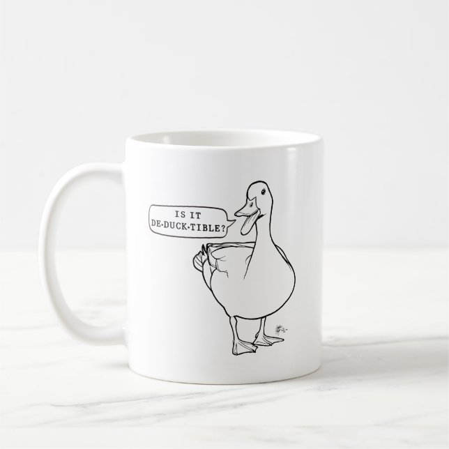 Rolig revisor skatt kaffemugg (Vänster)