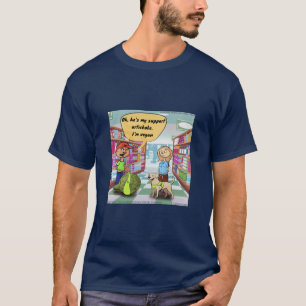 Rolig Rick London Stöd Artichoke Tecknad  T Shirt