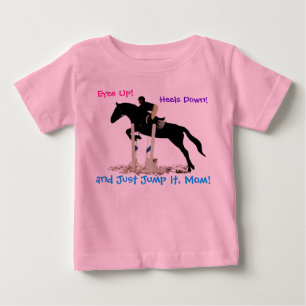 Rolig rid- för jägare/hästbarnskjorta för jump t shirt