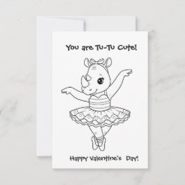 rolig RIHNO Färgning Labyrint Klassrum Valentine Tack Kort
