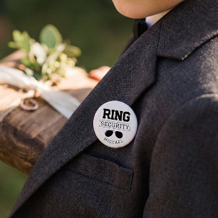 Rolig ring säkerhet bröllop present barn knapp