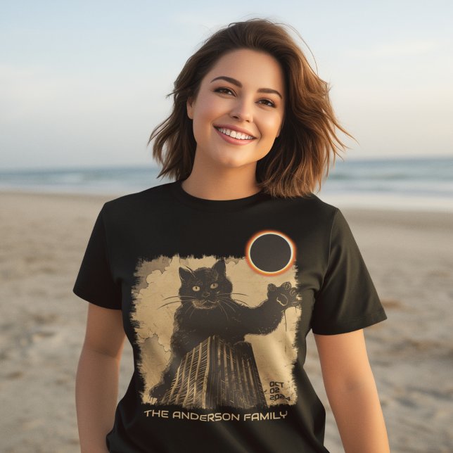 Rolig ringformad solförmörkelse katt 2 oktober 202 t shirt (Skapare uppladdad)