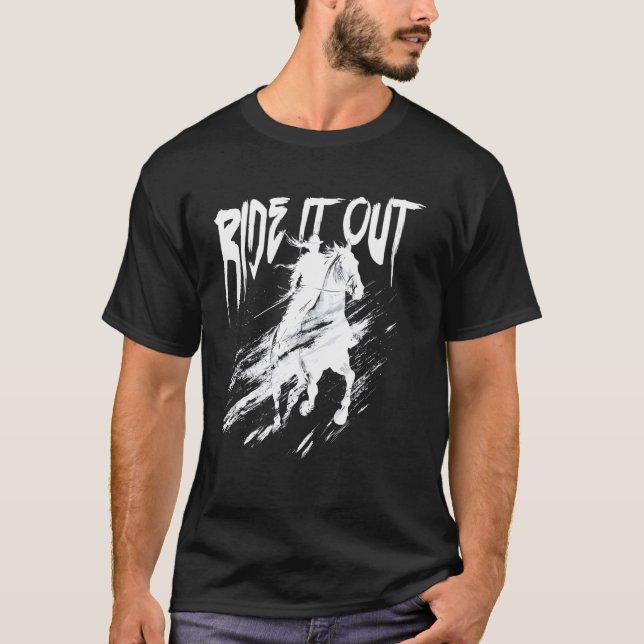 Rolig Ritt Ut - Ridning T Shirt (Framsida)