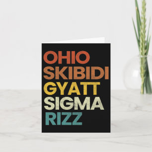 Rolig Rizzler Ohio Skibidi Gyatt Sigma Rizz - Uni- Kort